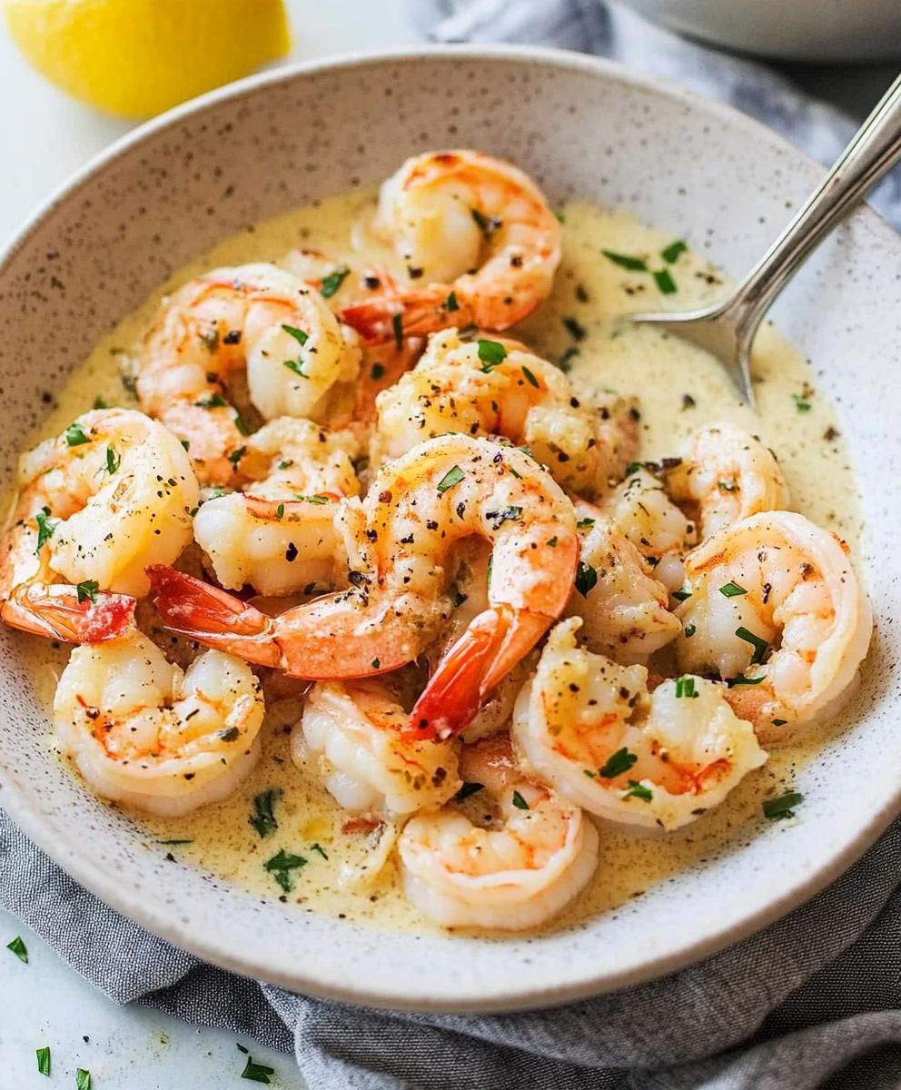 Creamy Garlic Shrimp Recipe