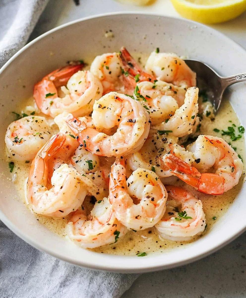 Creamy Garlic Shrimp Recipe