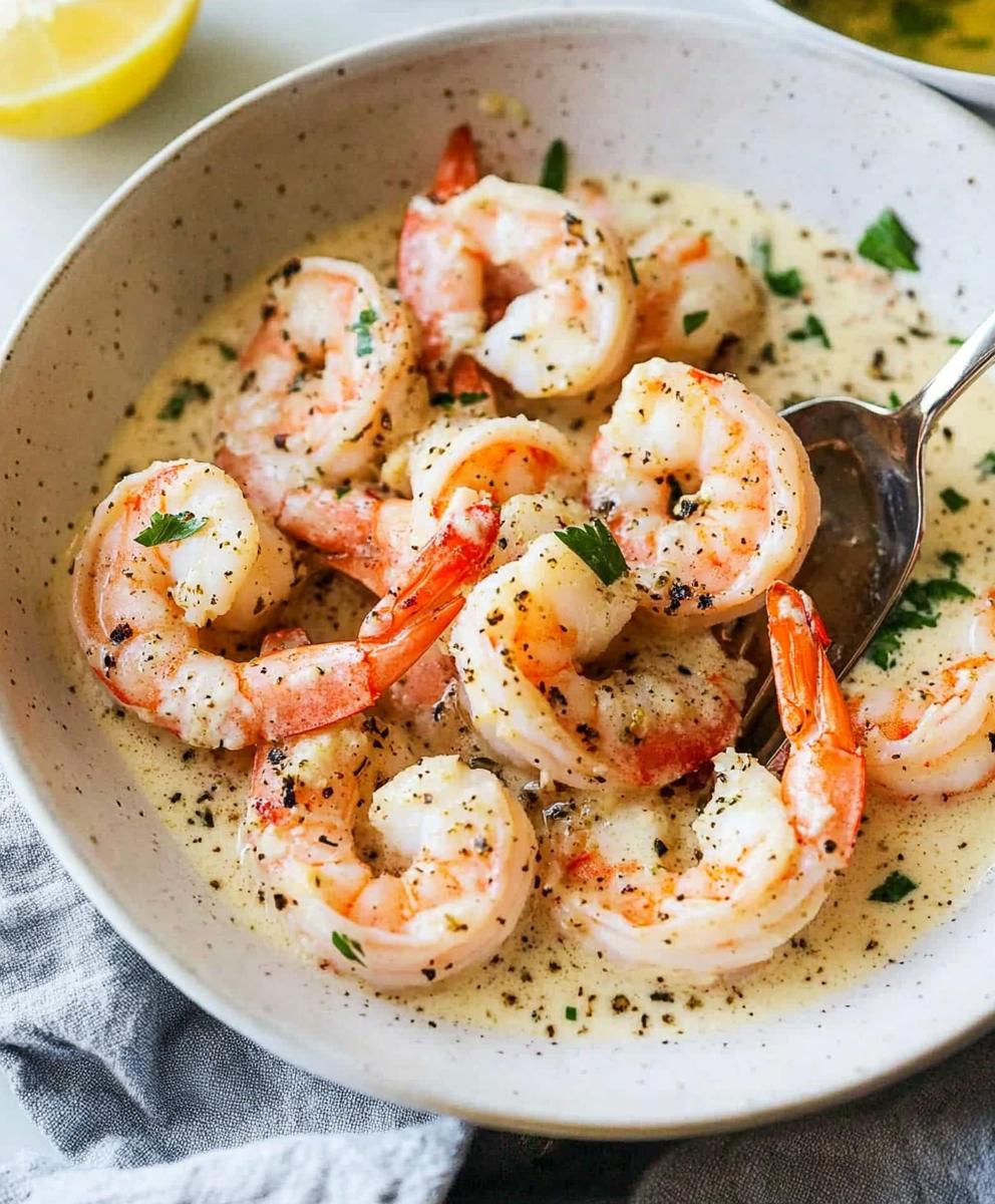 Creamy Garlic Shrimp Recipe