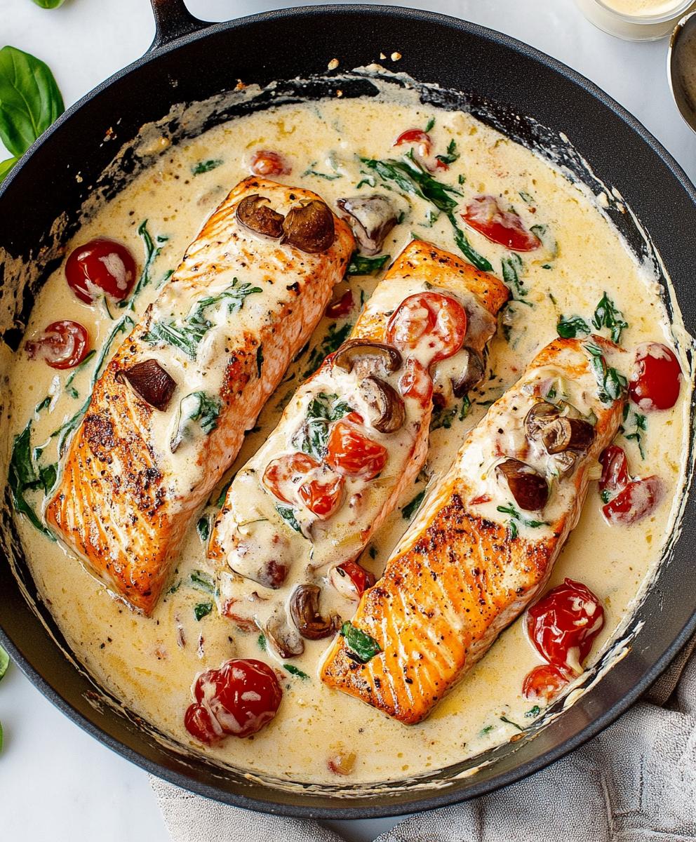 Creamy Tuscan Salmon Recipe