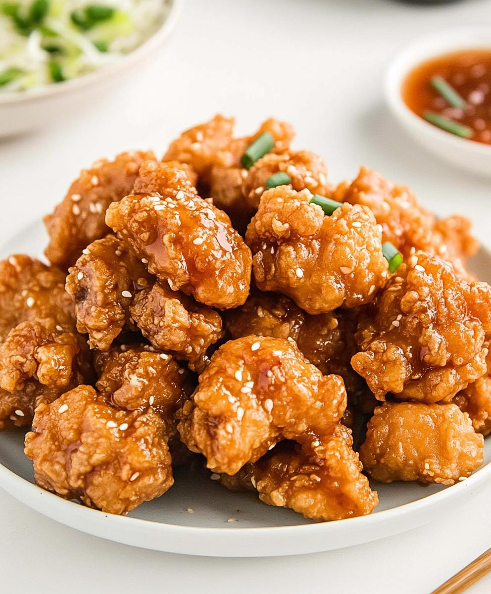 Crispy Chinese Honey Garlic Chicken Recipe