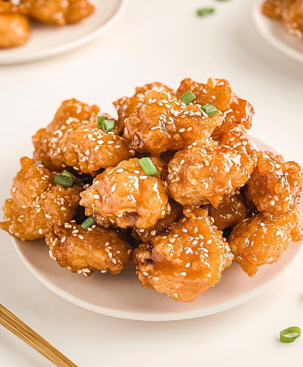Crispy Chinese Honey Garlic Chicken Recipe