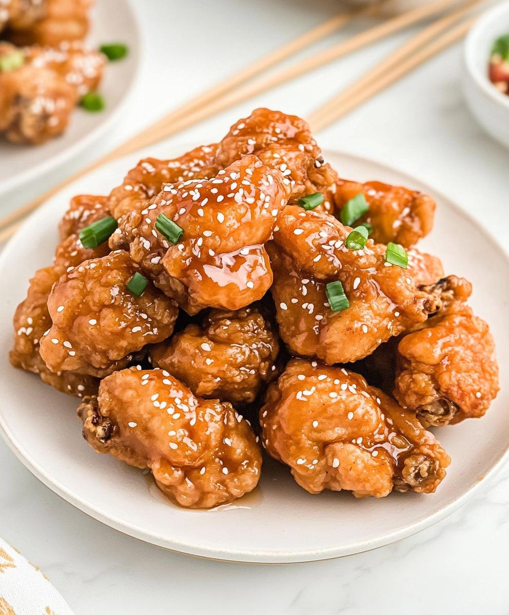 Crispy Chinese Honey Garlic Chicken Recipe