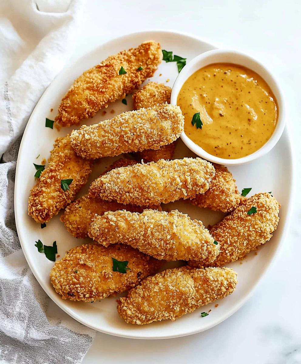 Crispy Homemade Baked Chicken Tenders Recipe