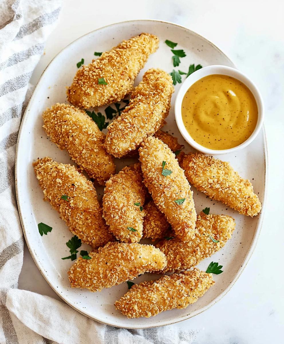 Crispy Homemade Baked Chicken Tenders Recipe