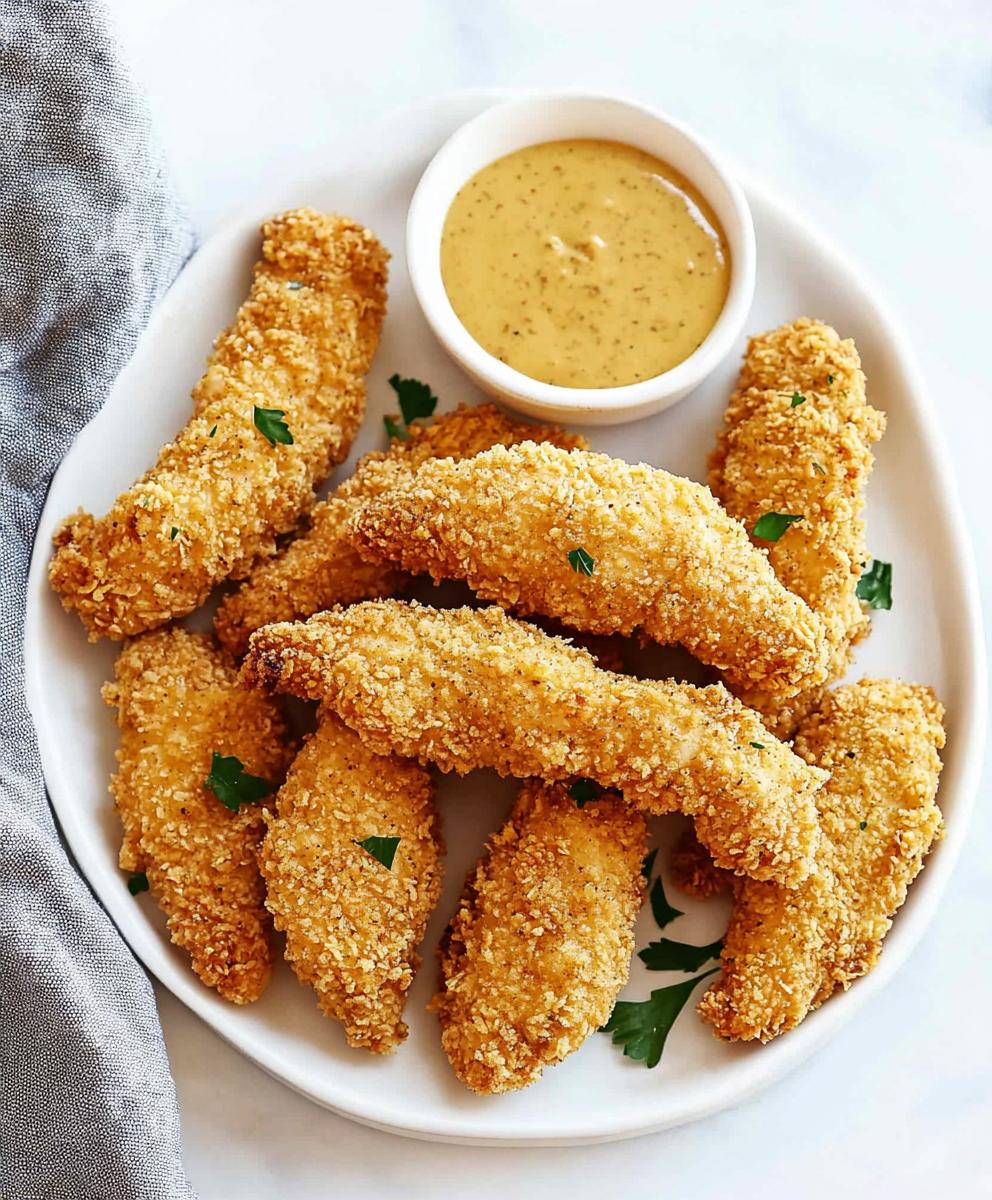 Crispy Homemade Baked Chicken Tenders Recipe