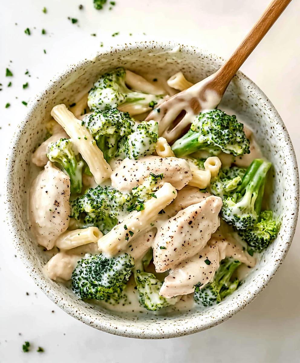 Crock Pot Chicken Alfredo With Broccoli Recipe