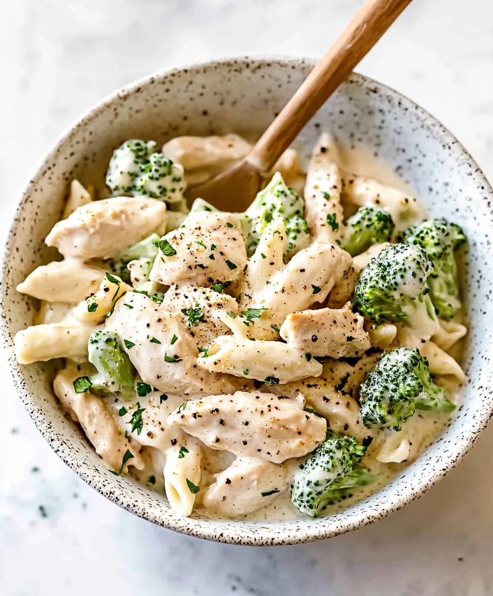 Crock Pot Chicken Alfredo With Broccoli Recipe