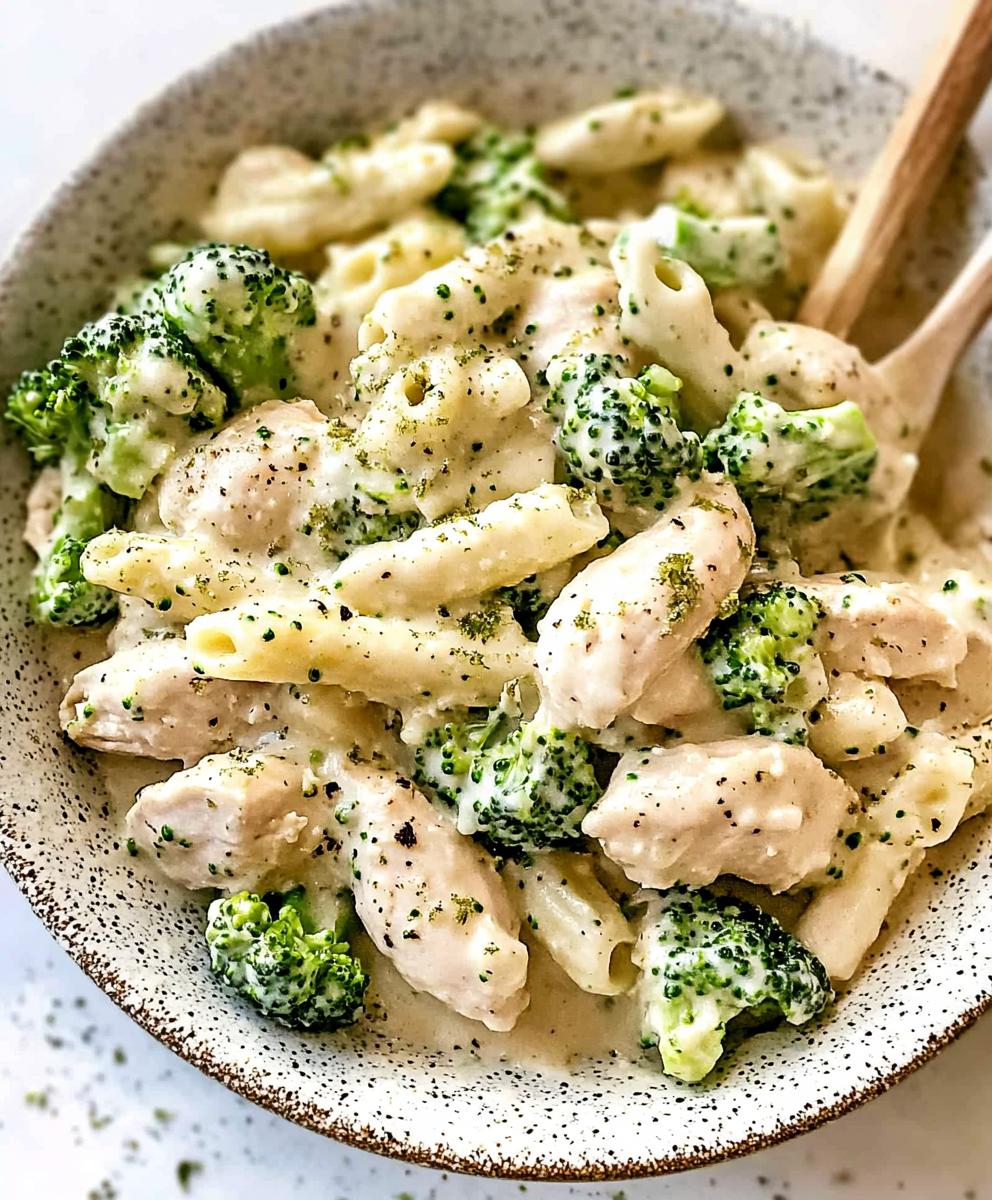 Crock Pot Chicken Alfredo With Broccoli Recipe
