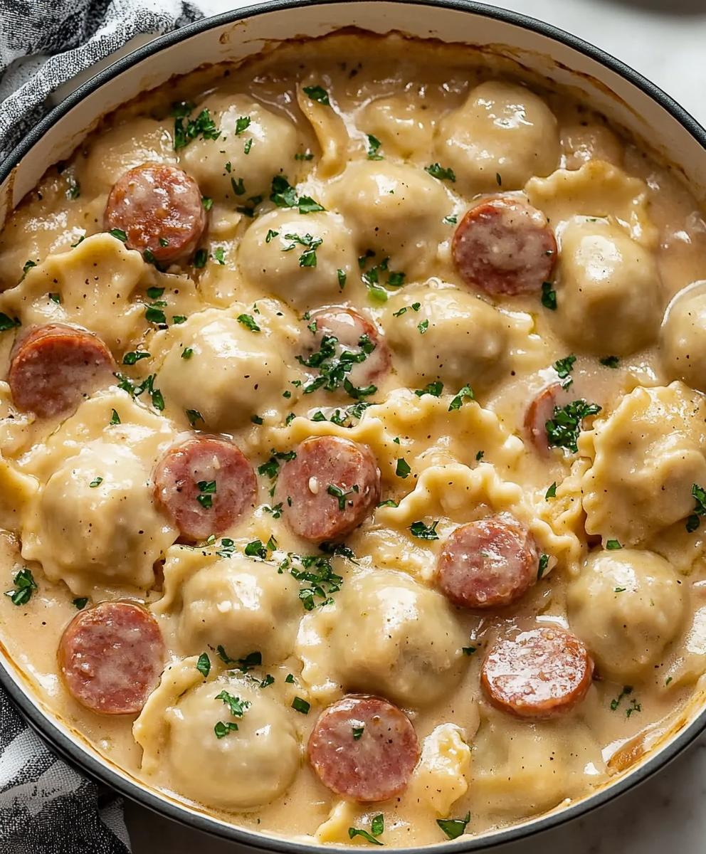 Crock Pot Pierogi And Kielbasa Casserole Recipe