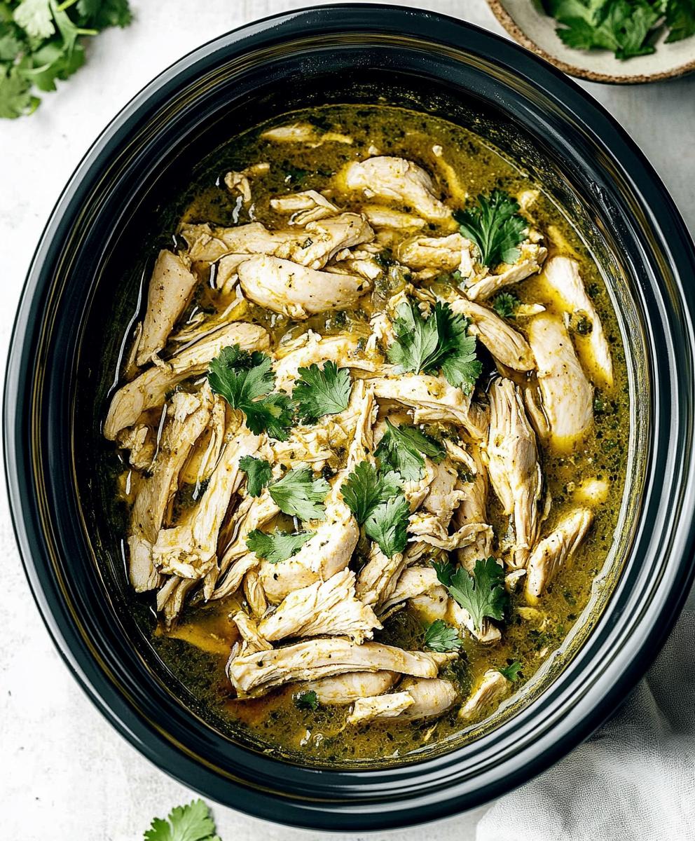 Crockpot Salsa Verde Chicken Recipe