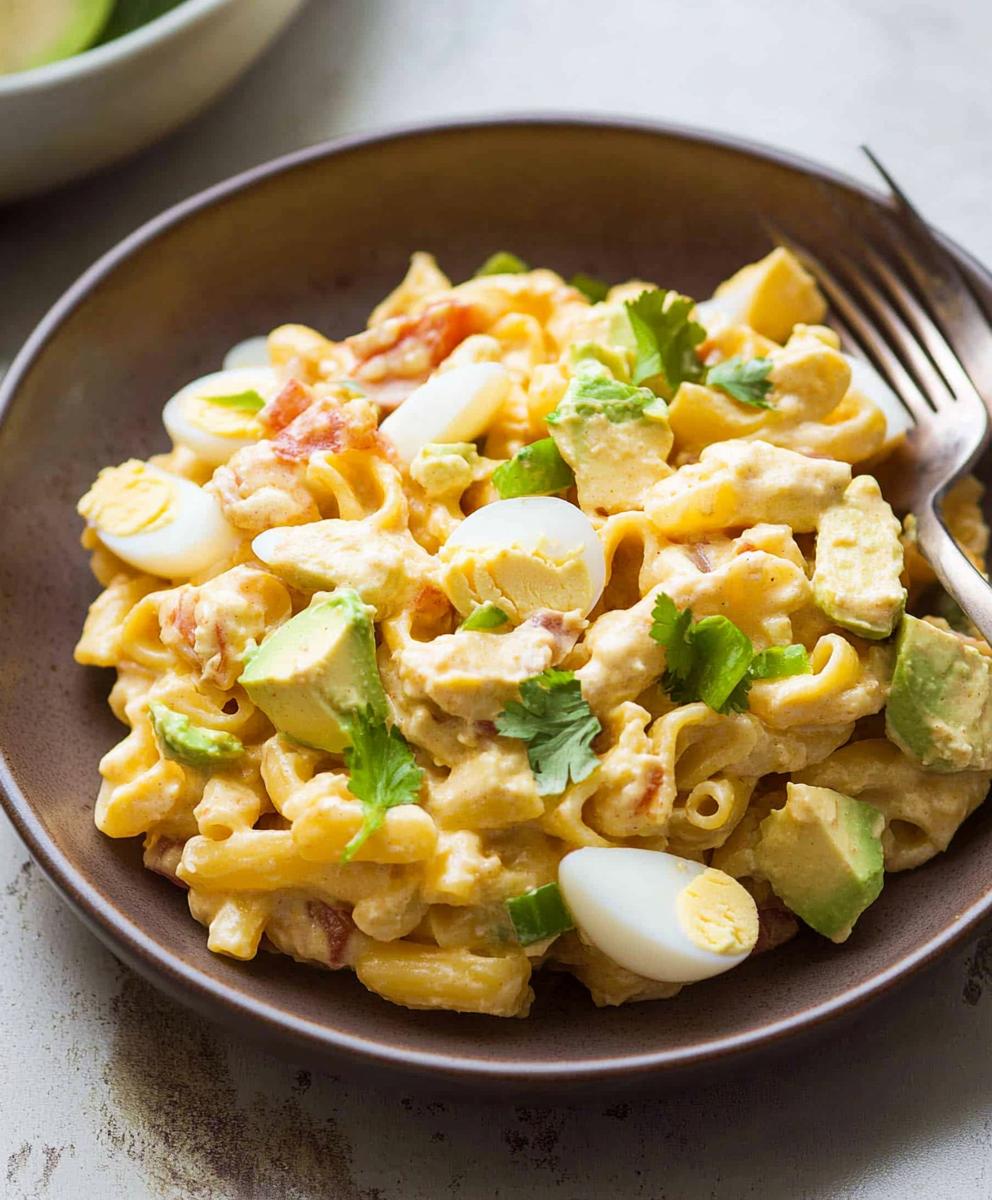 Deviled Egg Pasta Salad Recipe