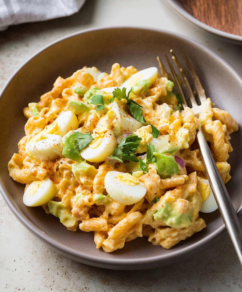 Deviled Egg Pasta Salad Recipe