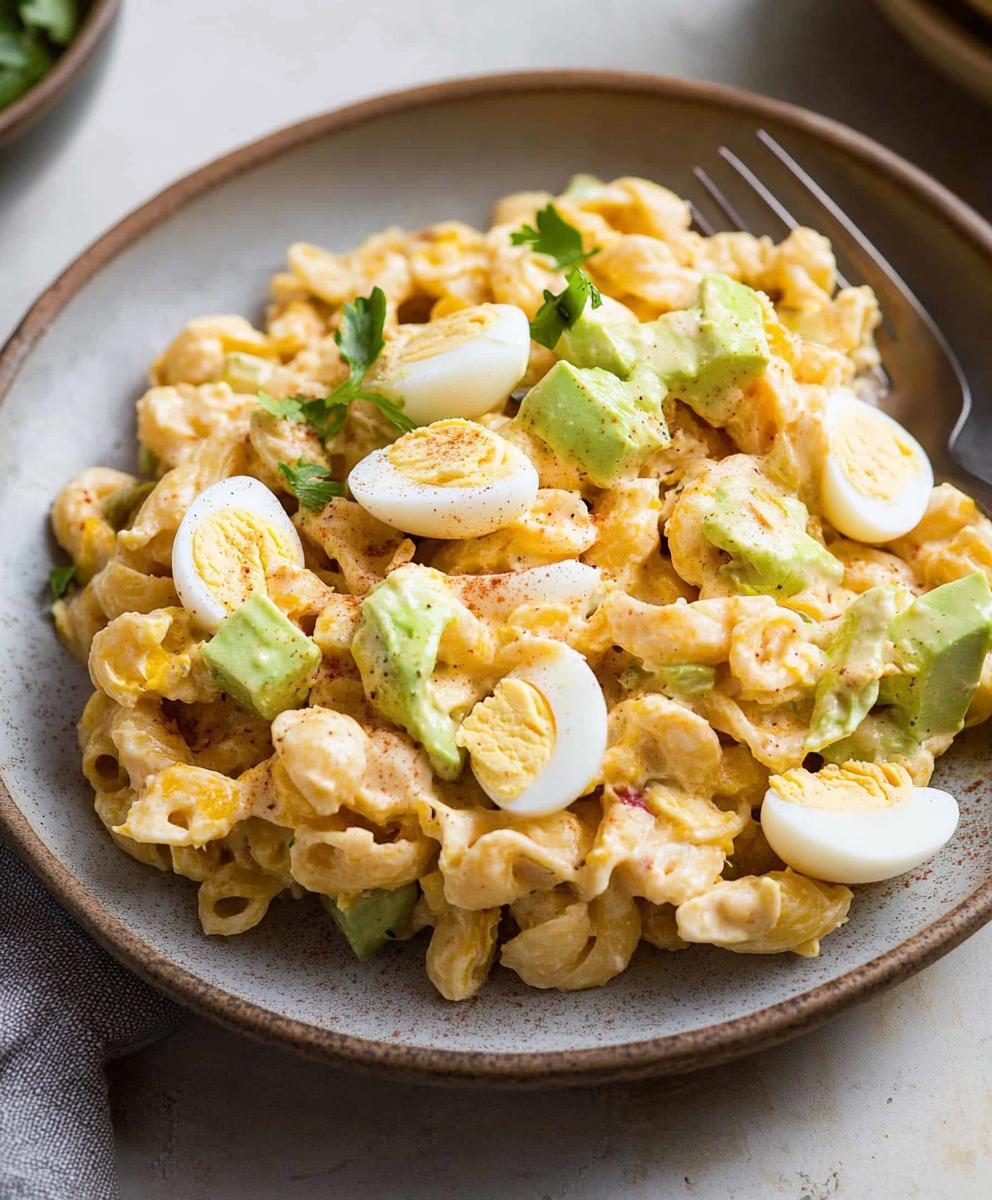 Deviled Egg Pasta Salad Recipe
