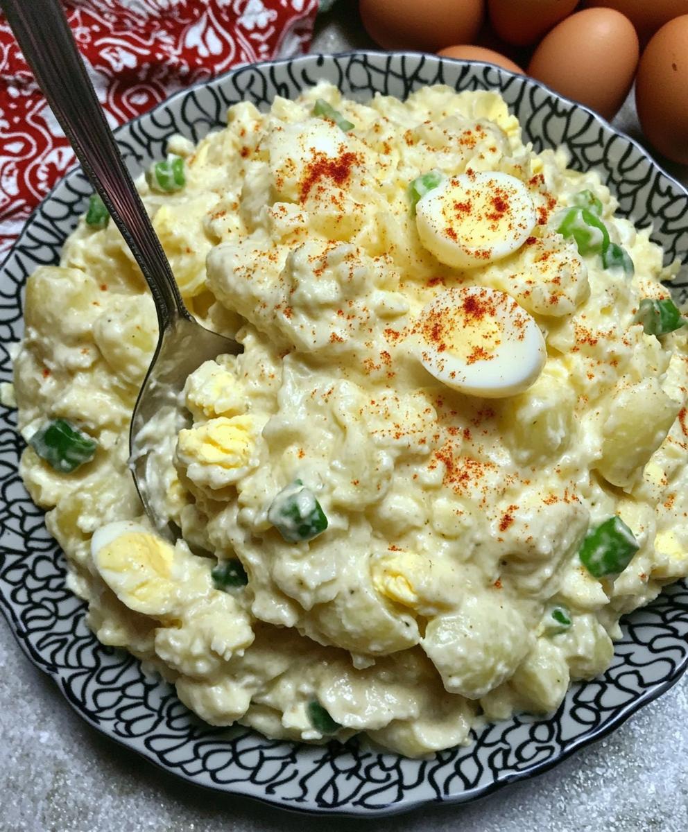 Easy Potato Salad With Eggs Recipe