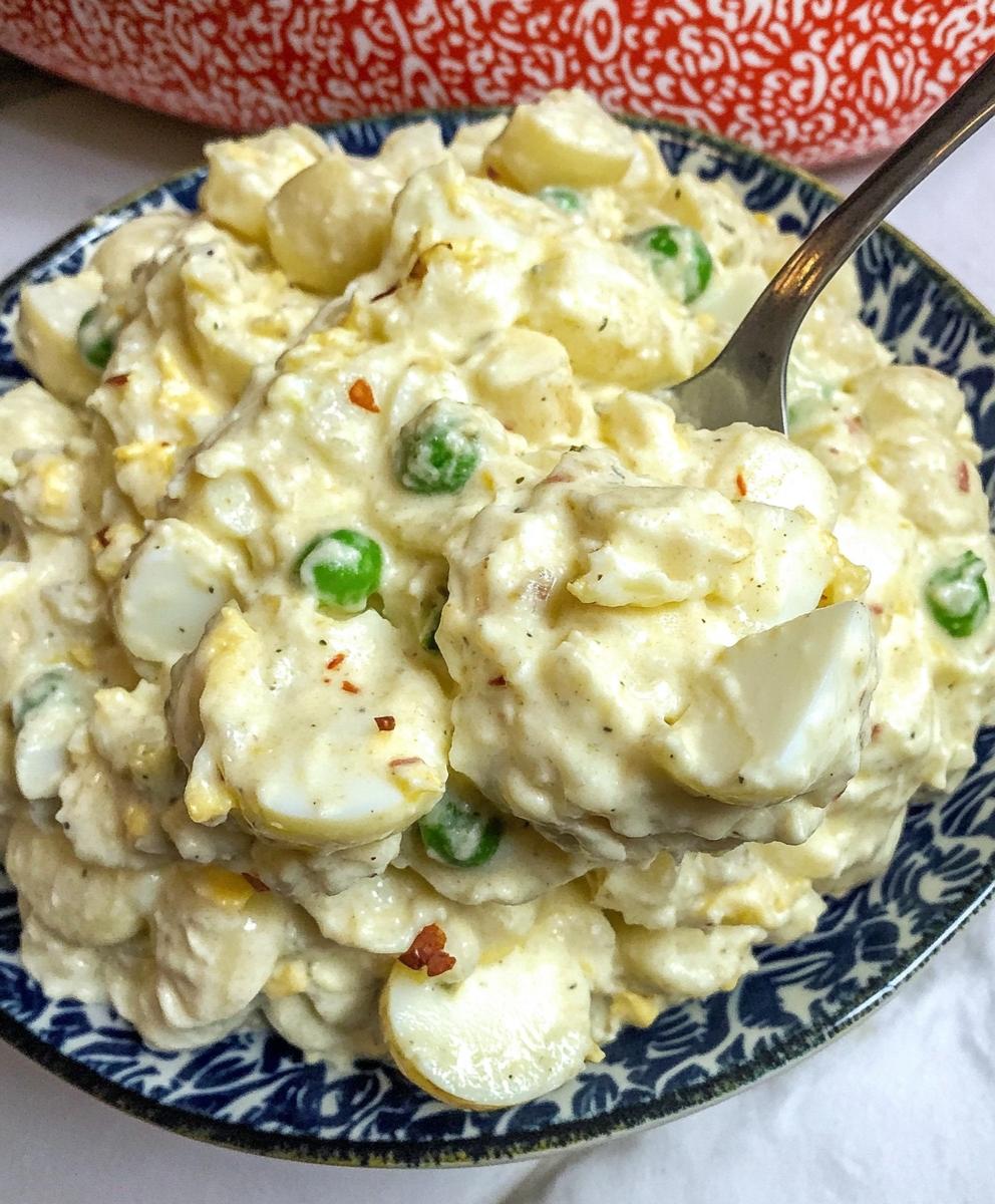 Easy Potato Salad With Eggs Recipe