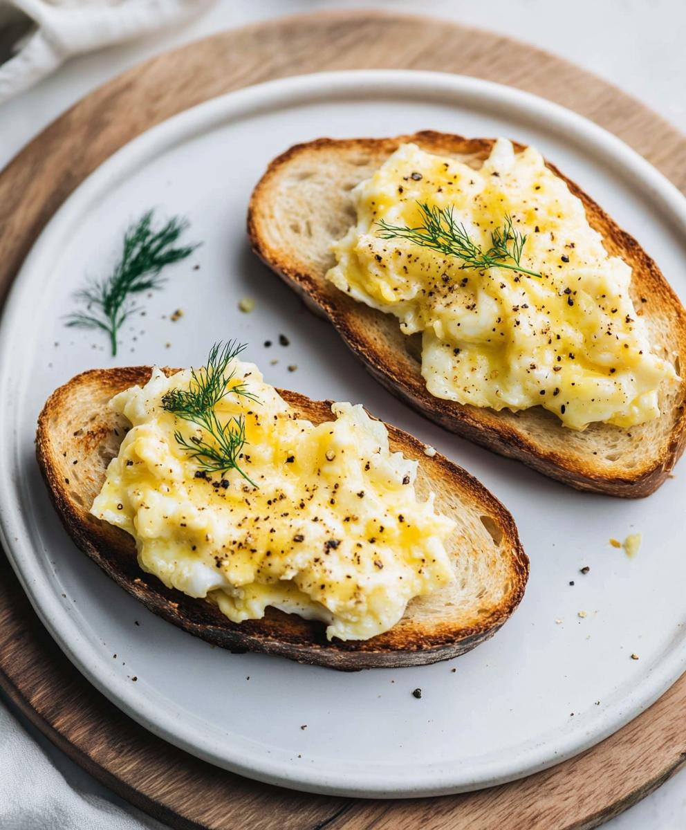 Egg And Cheese Toasts Recipe