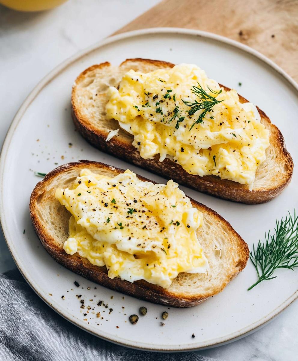 Egg And Cheese Toasts Recipe