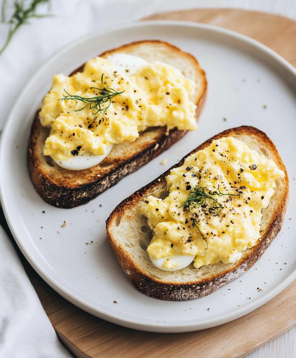 Egg And Cheese Toasts Recipe