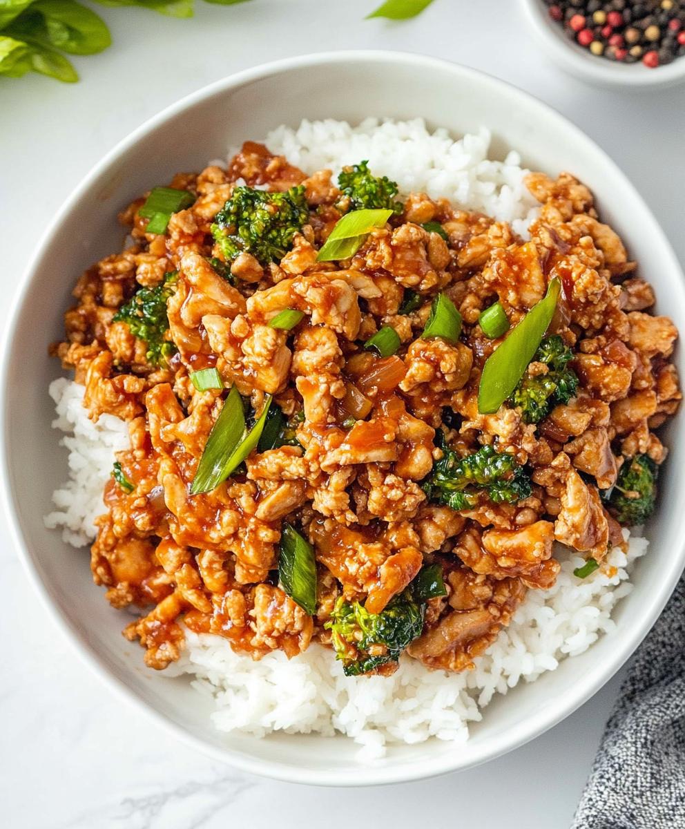 Firecracker Ground Chicken Stir-fry Recipe