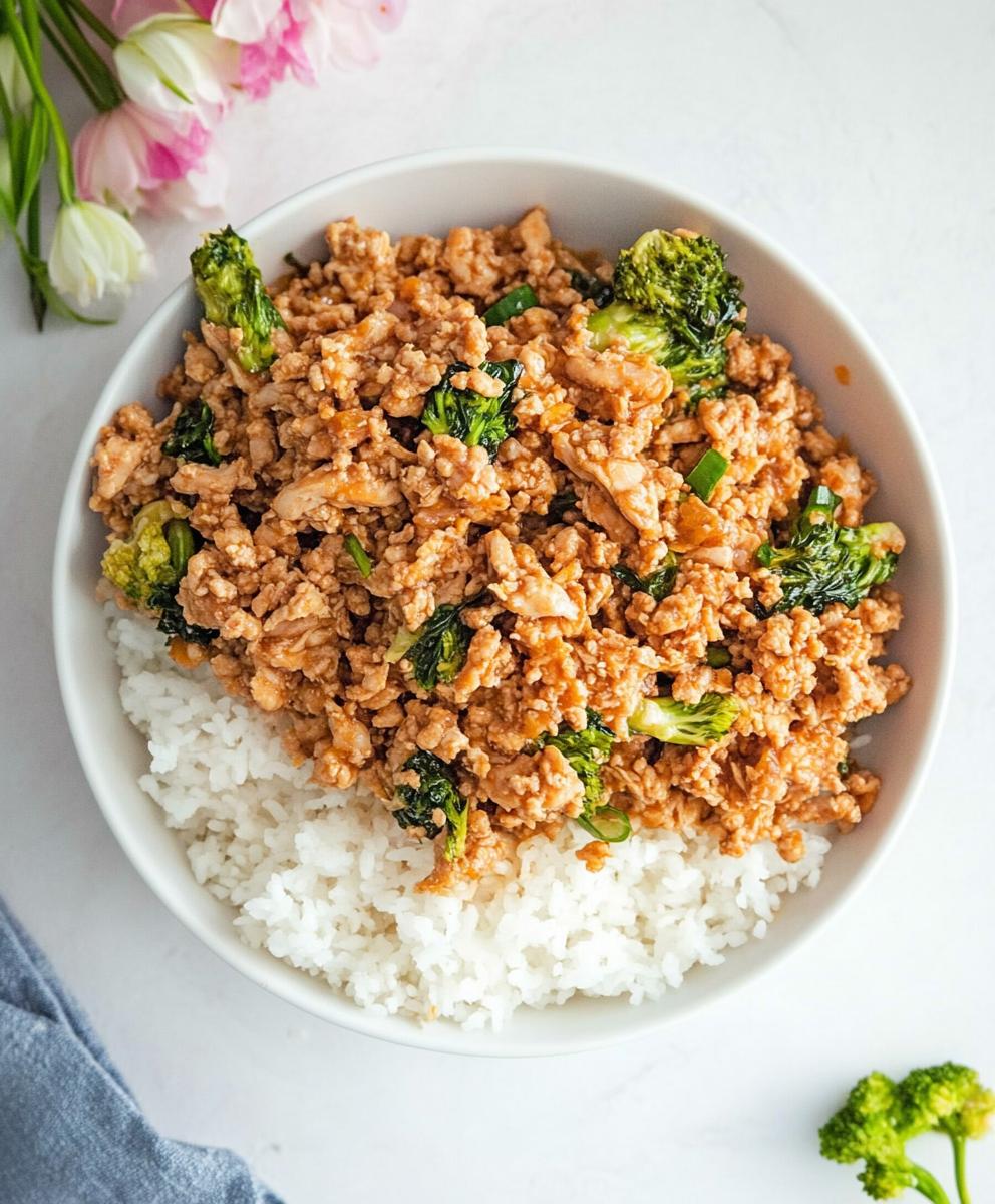 Firecracker Ground Chicken Stir-fry Recipe