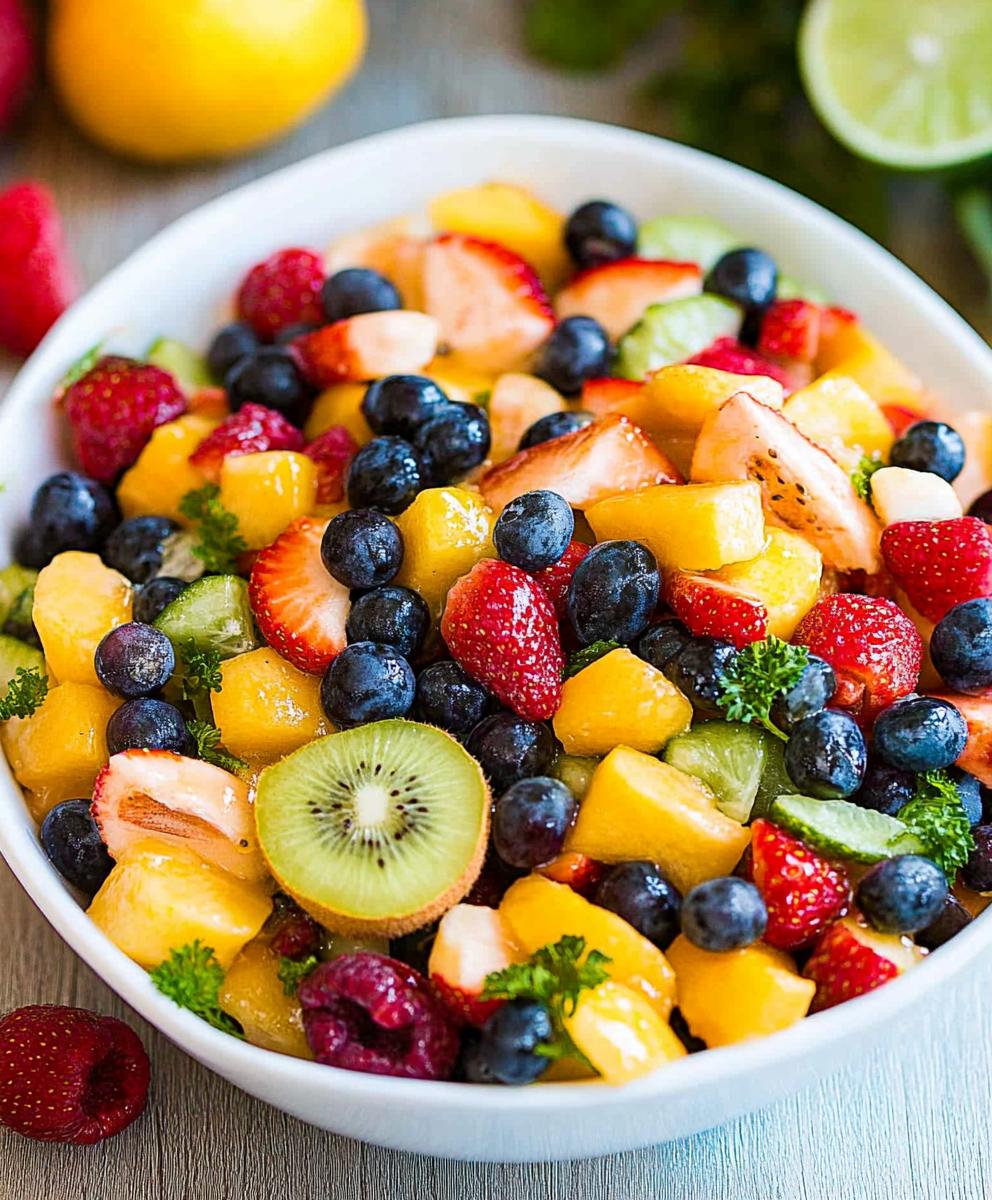 Fruit Salad With Honey Lime Dressing Recipe