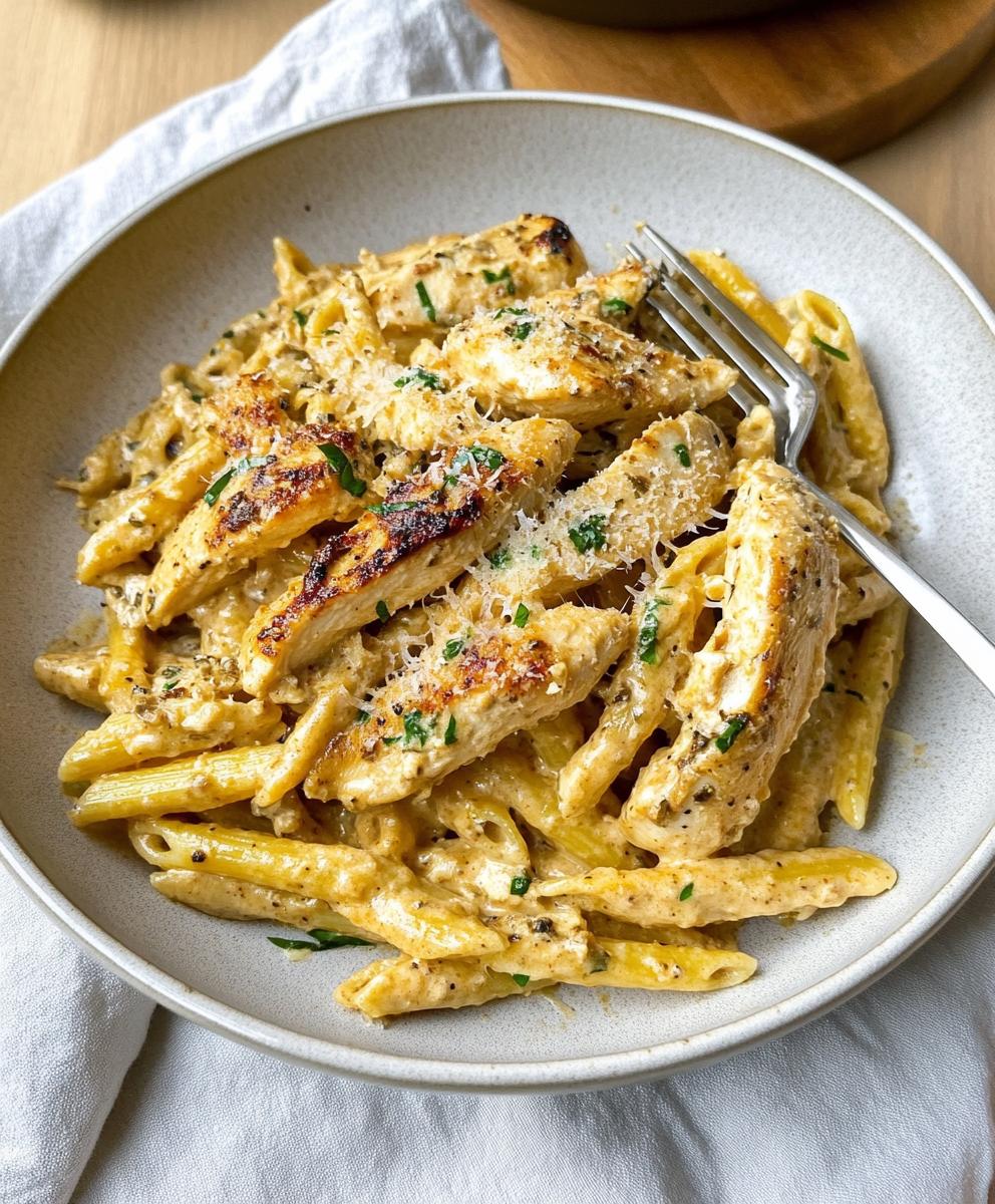 Garlic Parmesan Chicken And Pasta Recipe