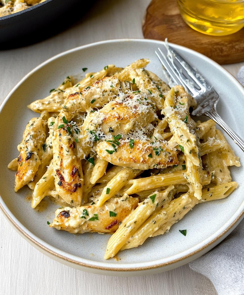 Garlic Parmesan Chicken And Pasta Recipe