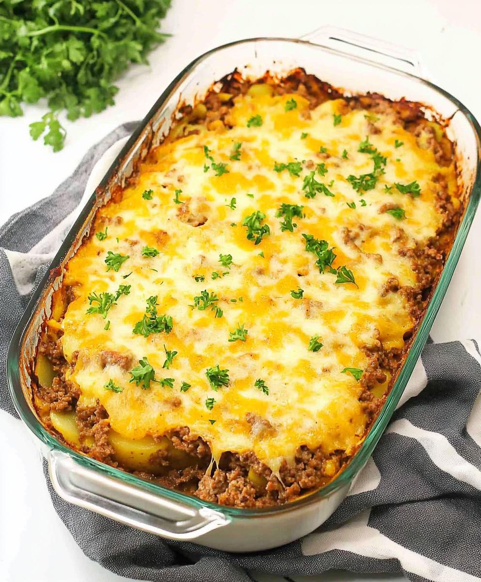 Ground Beef And Potato Casserole Recipe