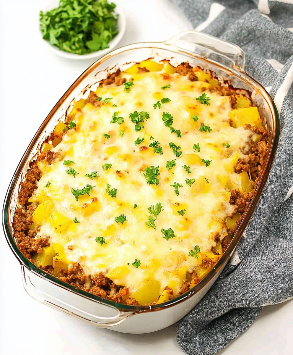 Ground Beef And Potato Casserole Recipe