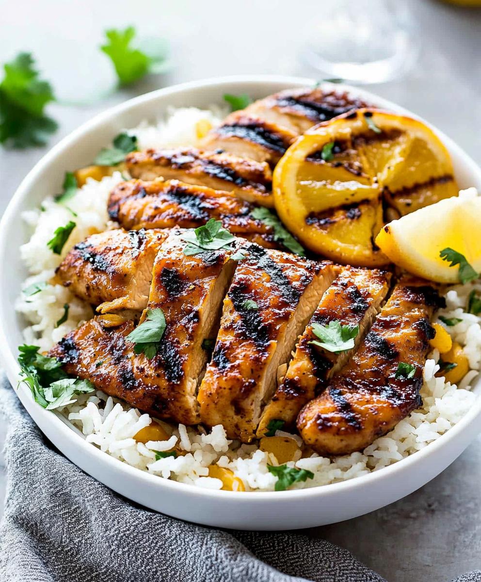 Hawaiian Chicken With Coconut Rice Recipe