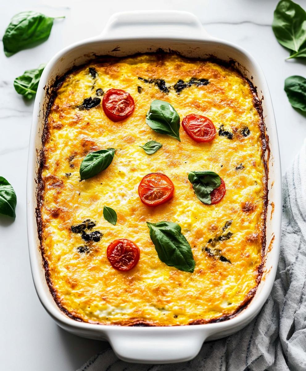 High Protein Egg Casserole With Cottage Cheese Recipe