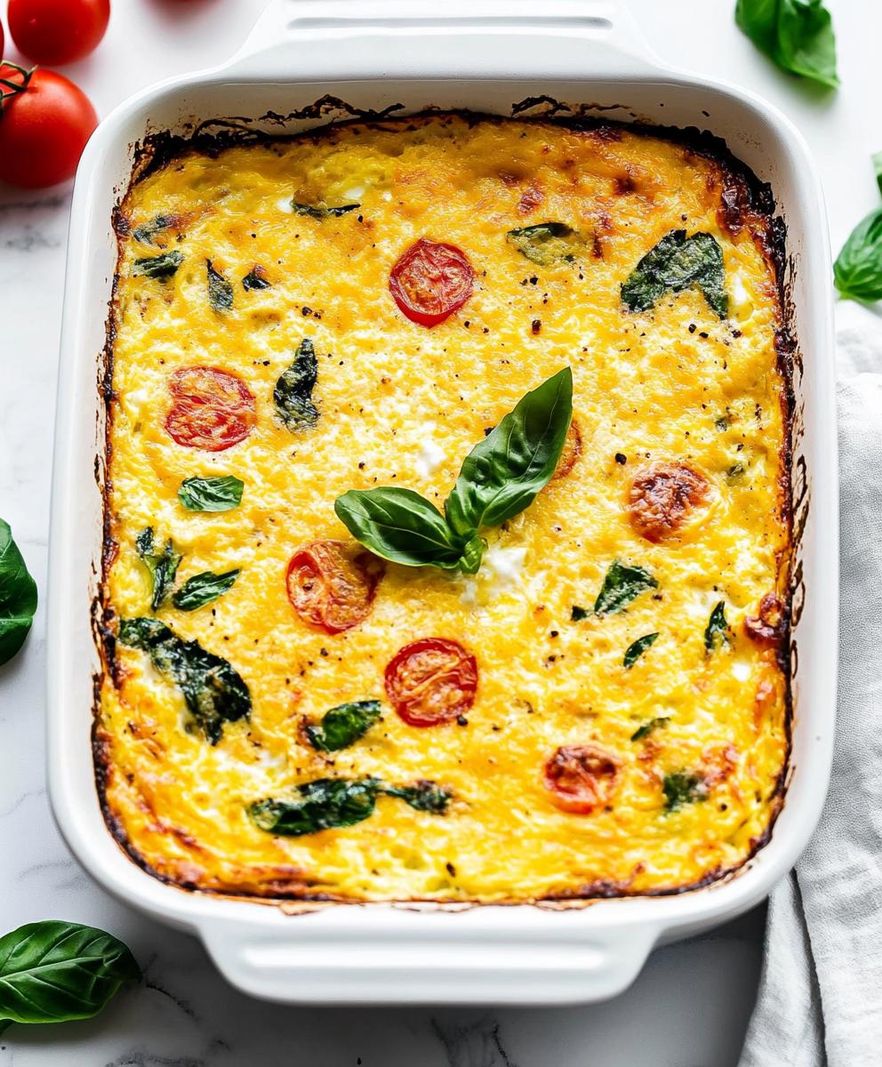 High Protein Egg Casserole With Cottage Cheese Recipe