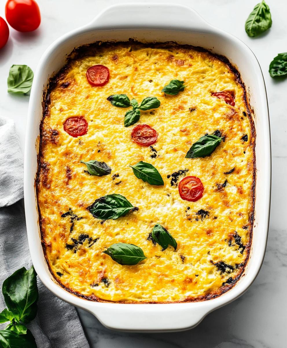 High Protein Egg Casserole With Cottage Cheese Recipe