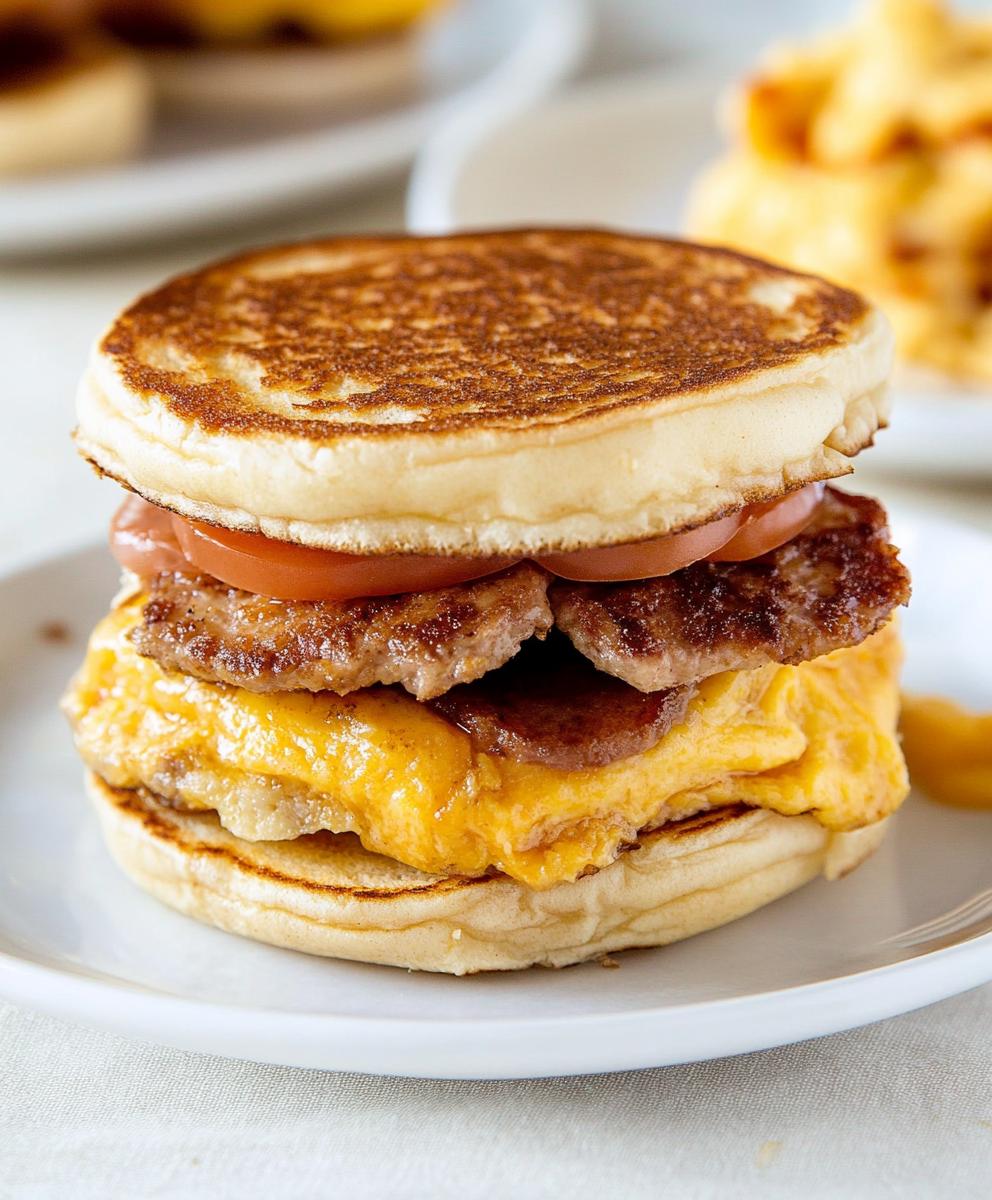 Homemade Mcgriddle Breakfast Sandwiches Recipe