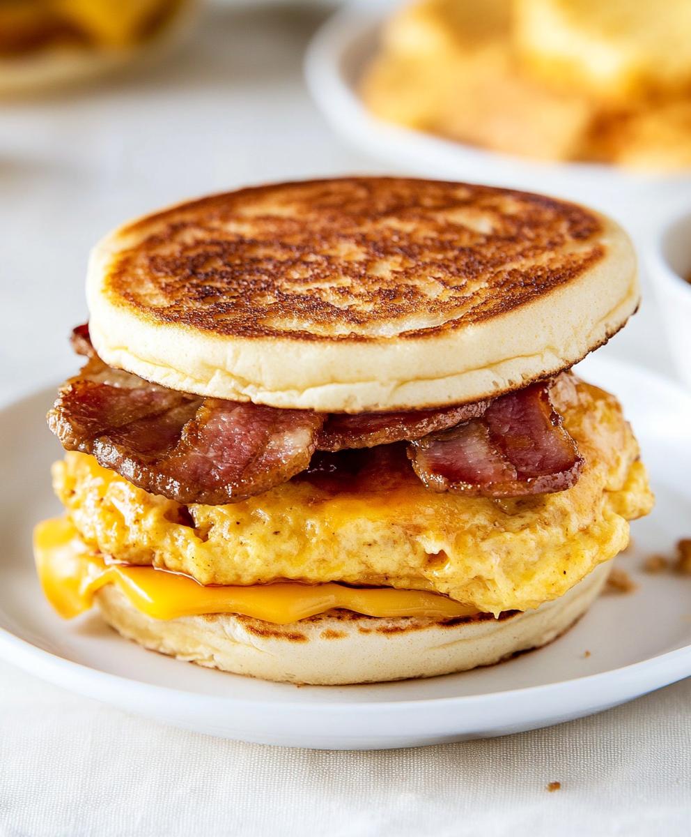 Homemade Mcgriddle Breakfast Sandwiches Recipe