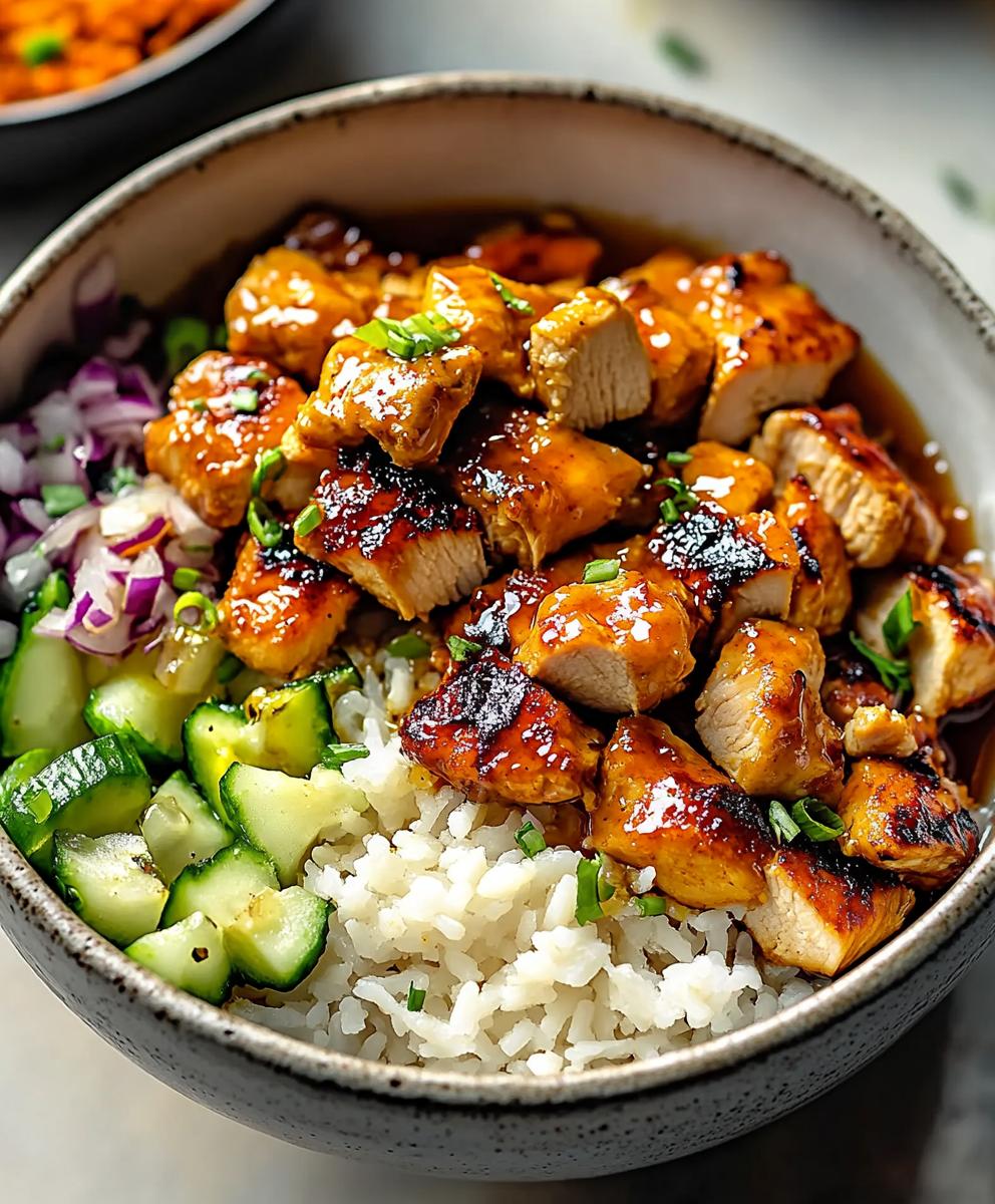 Hot Honey Chicken Bowls Recipe