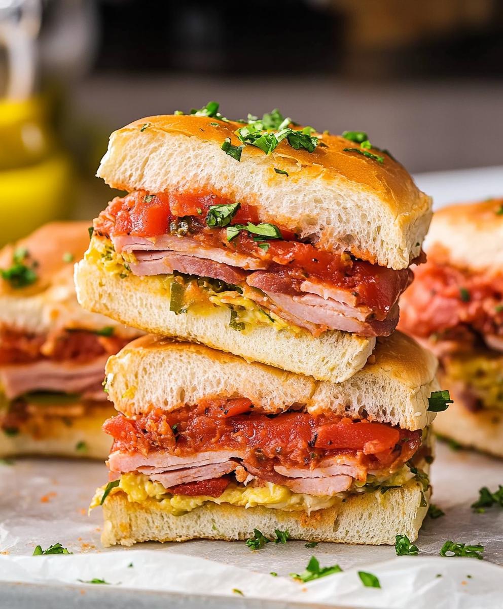 Hot Italian Sub Sliders Recipe