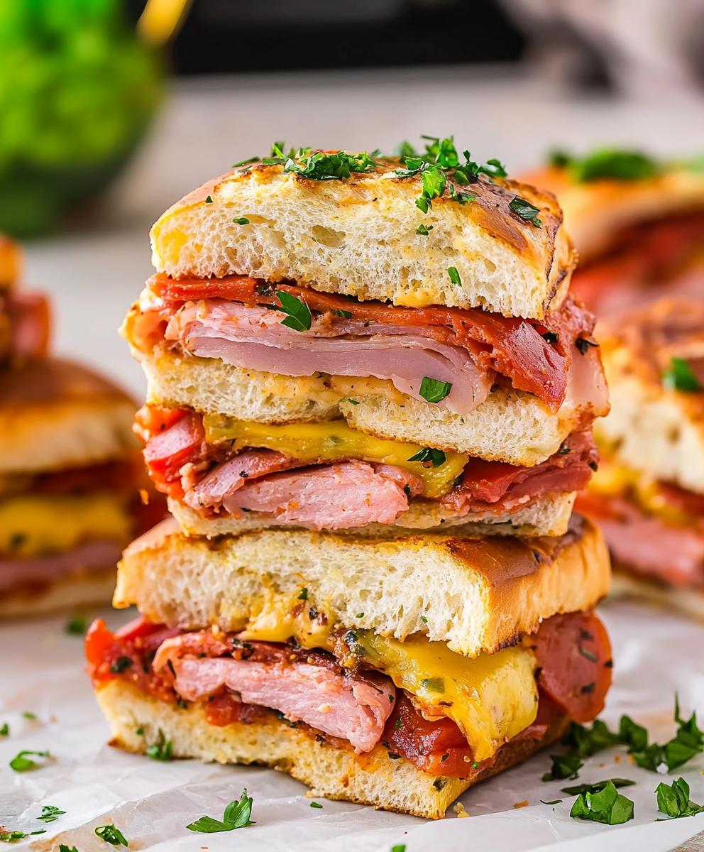 Hot Italian Sub Sliders Recipe