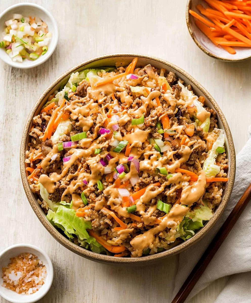 Inside Out Egg Roll In A Bowl Recipe