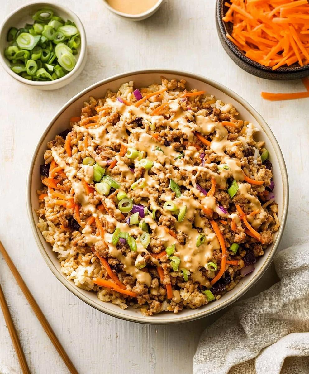 Inside Out Egg Roll In A Bowl Recipe