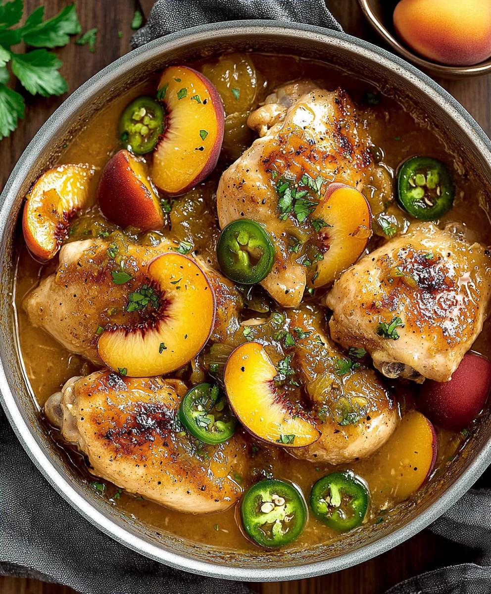 Jalapeno Peach Chicken Recipe