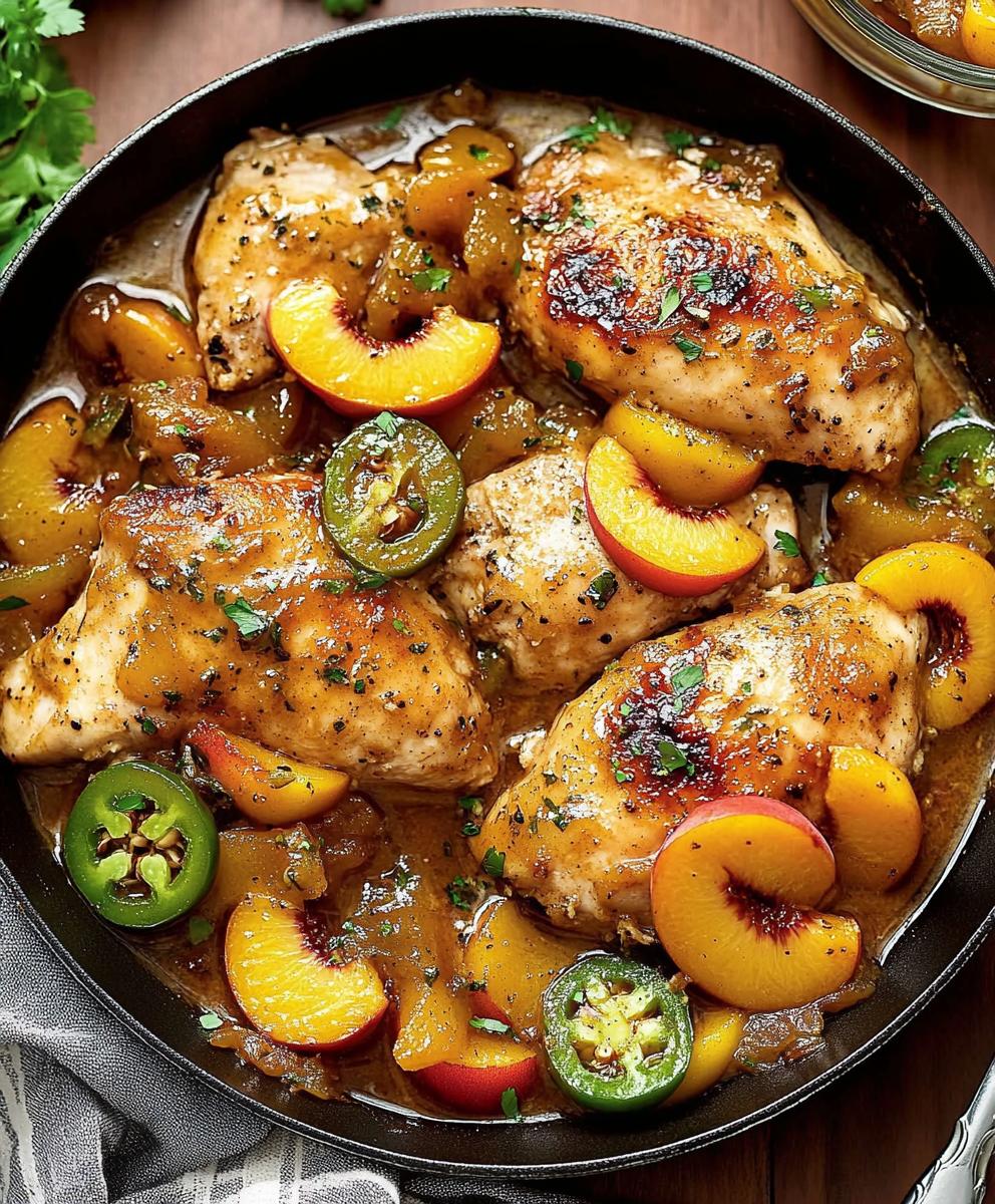 Jalapeno Peach Chicken Recipe