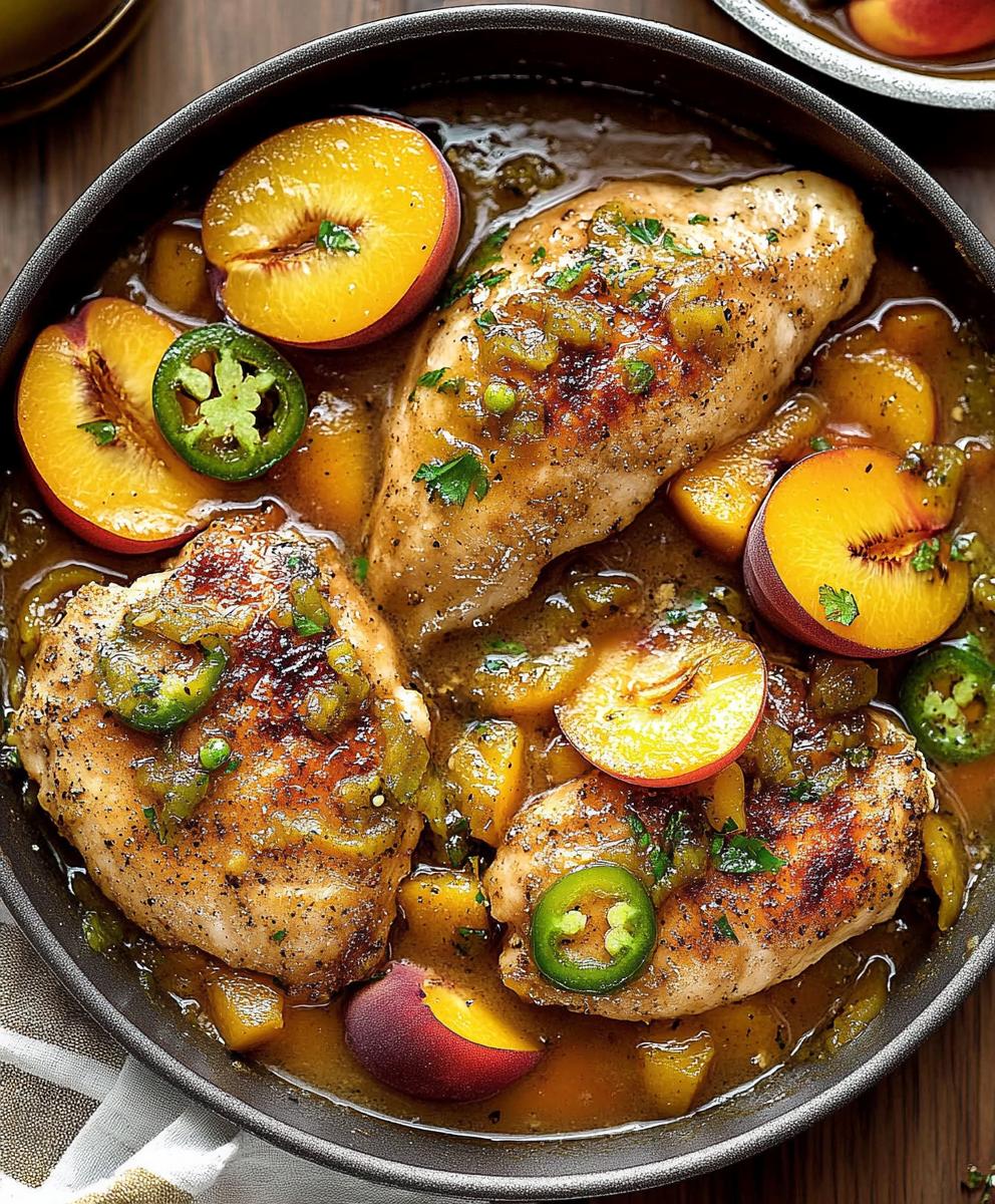 Jalapeno Peach Chicken Recipe