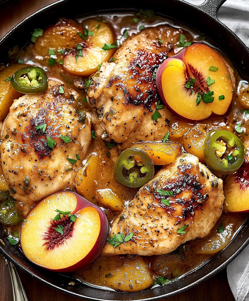 Jalapeno Peach Chicken Recipe