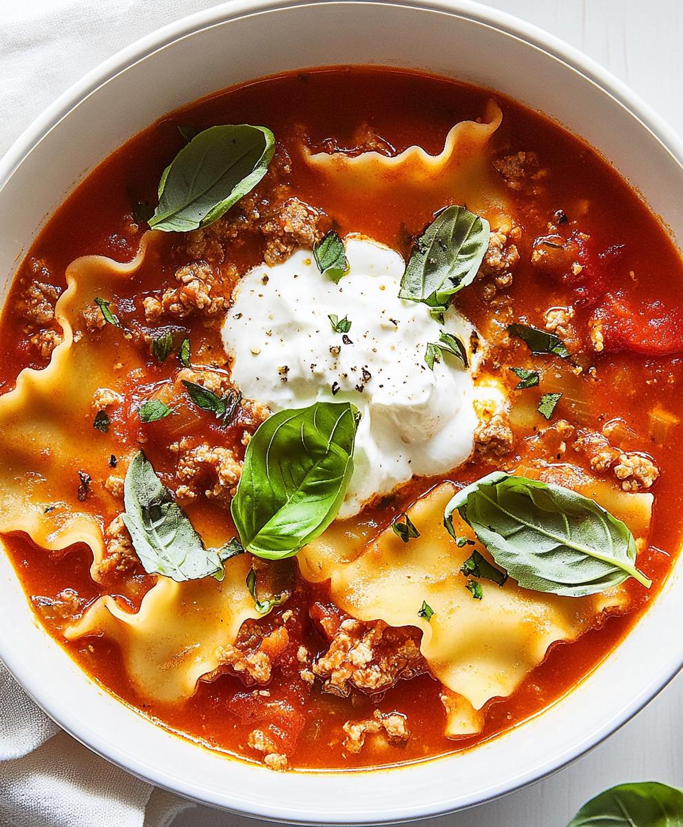 Lasagna Soup Recipe