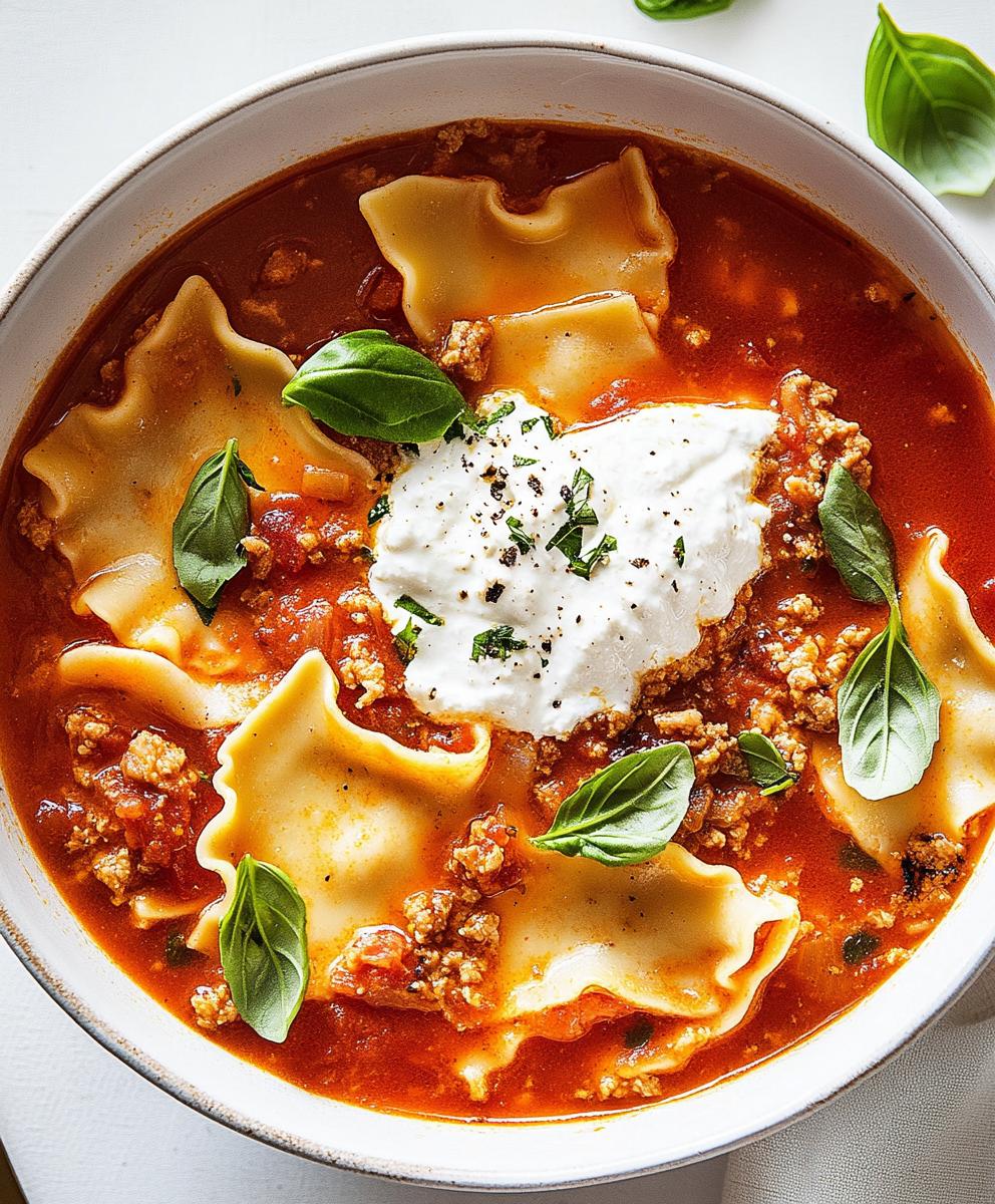 Lasagna Soup Recipe