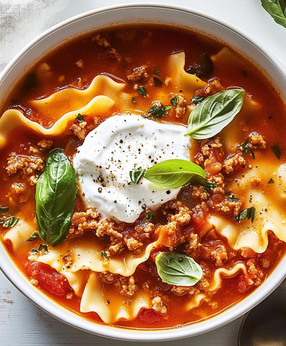 Lasagna Soup Recipe