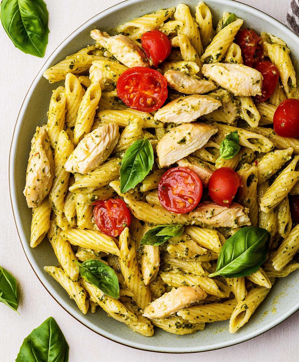 Lemon Basil Chicken Pasta Recipe