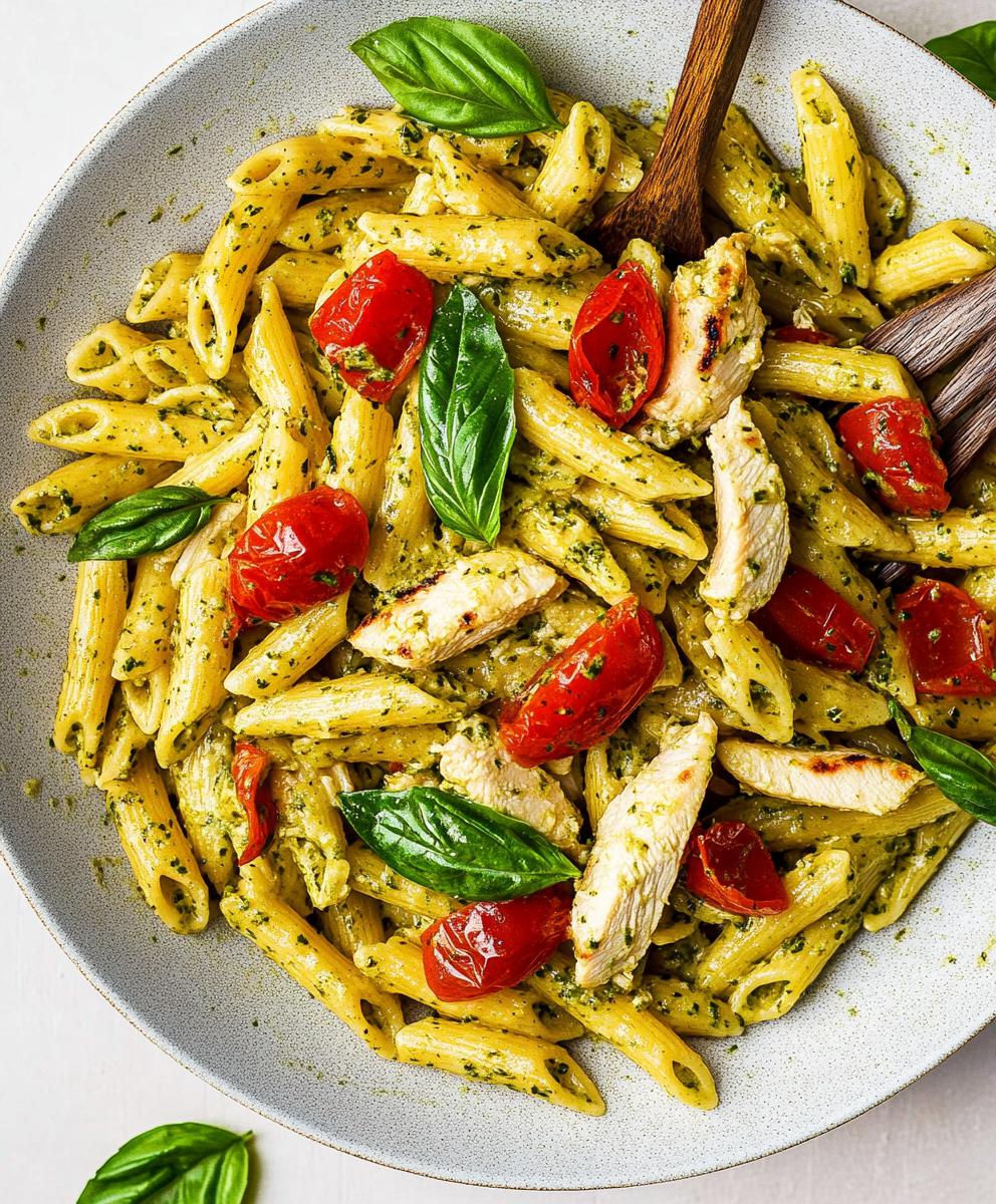 Lemon Basil Chicken Pasta Recipe